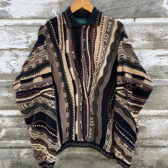 Tundra Other - SOLD🔥Vintage TUNDRA “Coogi-Style” Pullover, Size XL